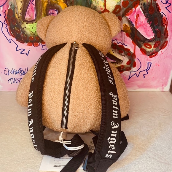 🌴Palm Angels Brown Bear Backpack - Picture 7 of 14
